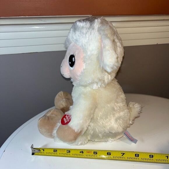 Lullabrites Musical Light Up Bedtime Sitting Lamb Stuffed Animal Plush Jay Play - Picture 8 of 13